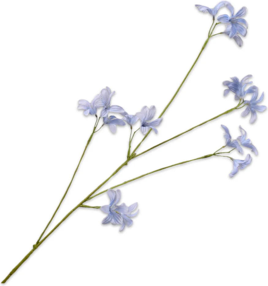 Silk-ka kunstbloem Hyacint blauw 79 cm