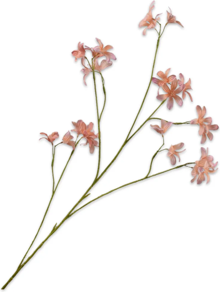 Silk-ka kunstbloem Hyacint roze 111 cm