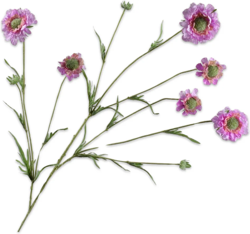 Silk-ka kunstbloem Duifkruid roze 120 cm