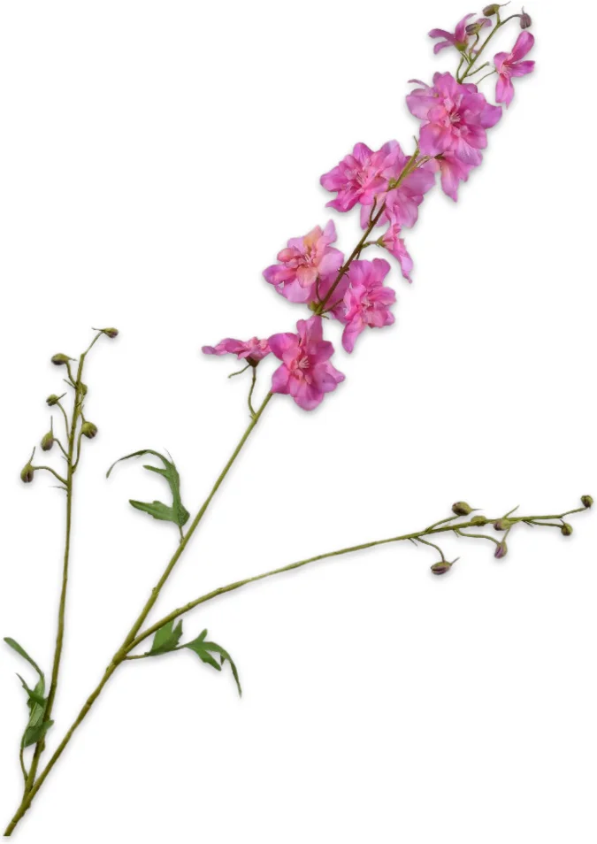 Silk-ka kunstbloem Ridderspoor donkerroze 101 cm