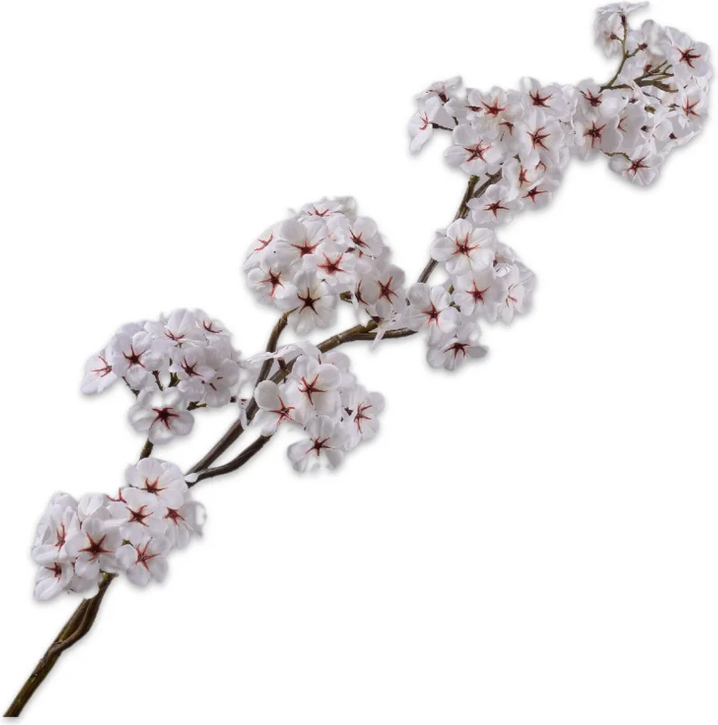 Silk-ka kunstbloem Bloesemtak wit 95 cm
