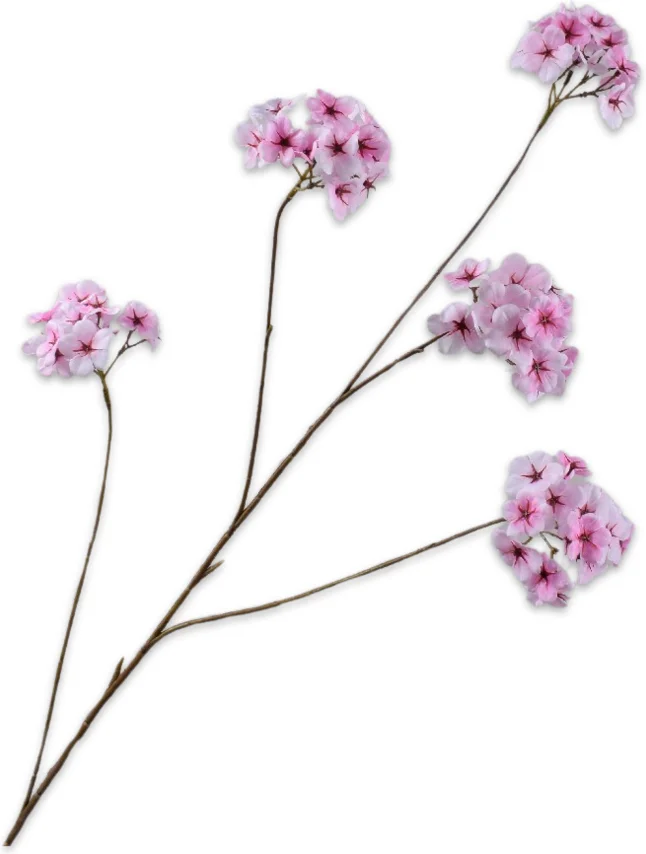 Silk-ka kunstbloem Bloesemtak roze 110 cm