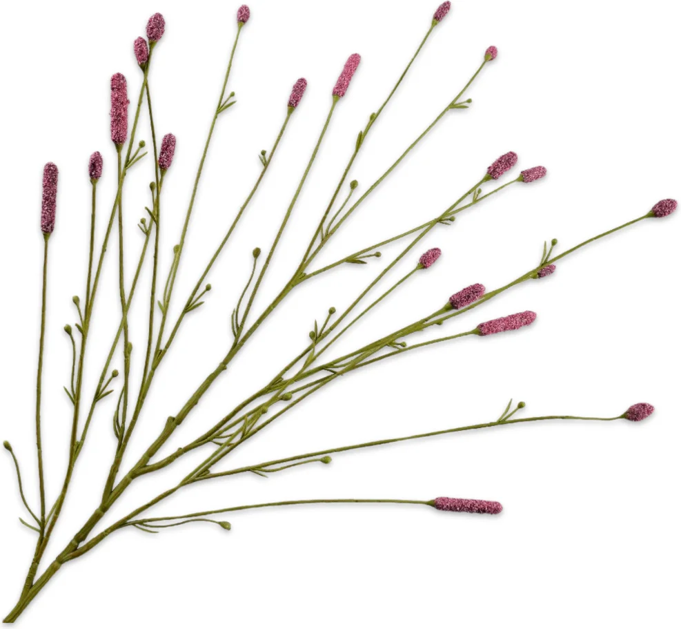 Silk-ka kunstbloem Pimpernel rood 116 cm