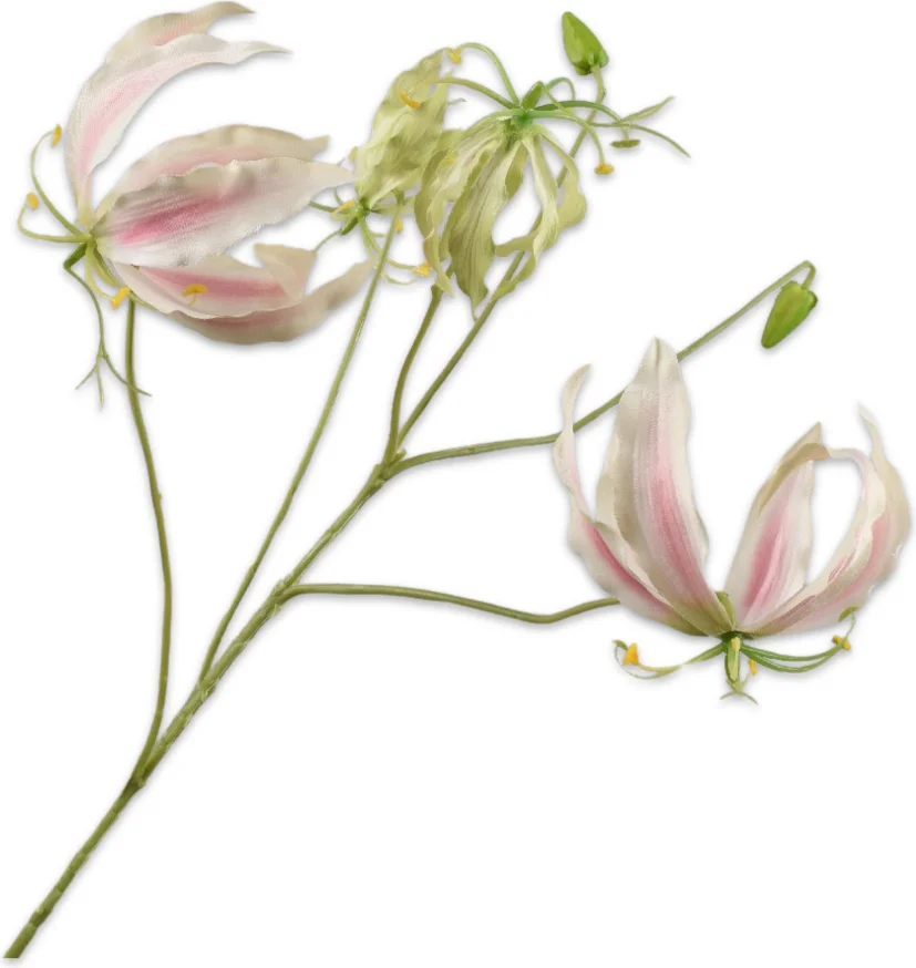 Silk-ka kunstbloem Prachtlelie lichtroze 89 cm