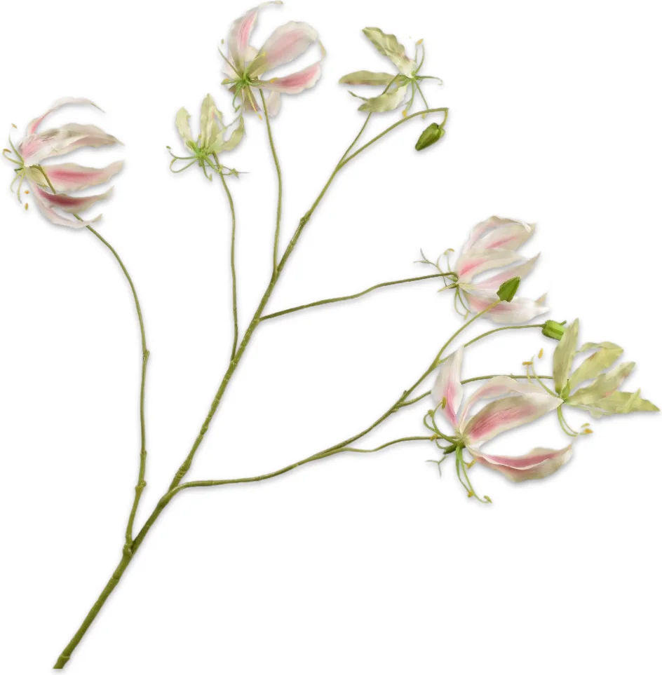 Silk-ka kunstbloem Prachtlelie lichtroze 110 cm