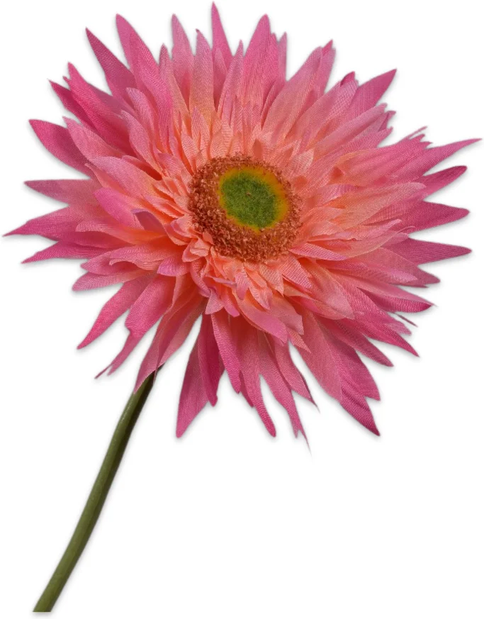 Silk-Ka kunstbloem Gerbera roze 61 cm