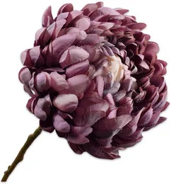 Silk-ka kunstbloem Chrysant paars 64 cm