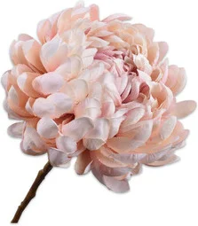 Silk-ka kunstbloem Chrysant lichtroze 64 cm