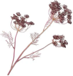Silk-ka kunstbloem Dille paars 82 cm