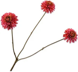 Silk-ka kunstbloem Dahlia roze 65 cm