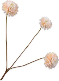 Silk-ka kunstbloem Dahlia crème 65 cm