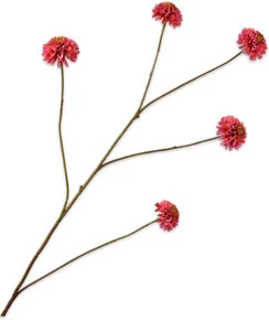 Silk-ka kunstbloem Dahlia roze 90 cm