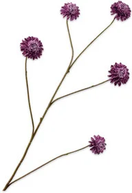 Silk-ka kunstbloem Dahlia paars 90 cm