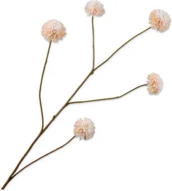 Silk-ka kunstbloem Dahlia crème 90 cm
