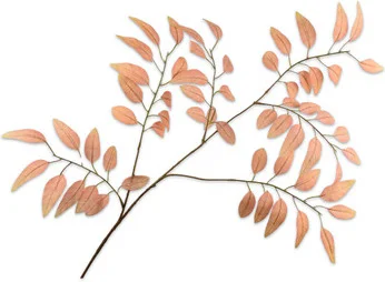 Silk-ka kunstbloem Es lichtoranje 107 cm