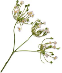 Silk-ka kunstbloem Dille crème 83 cm