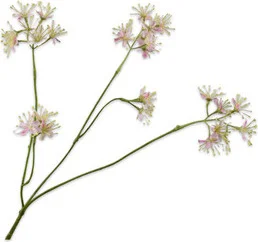 Silk-ka kunstbloem Aralia roze 74 cm