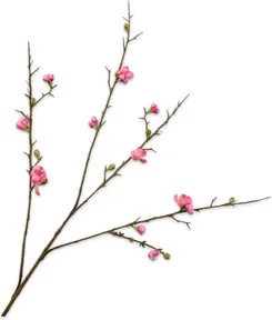 Silk-ka kunstbloem Japanse Sierkers roze 85 cm
