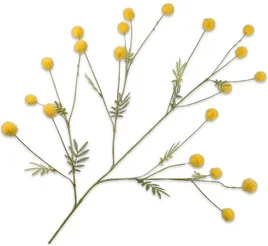 Silk-ka kunstbloem Mimosa geel 106 cm
