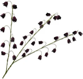 Silk-ka kunstbloem Perzische keizerskroon bordeaux 97 cm