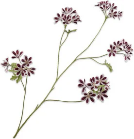 Silk-ka kunstbloem Geranium paars 94 cm