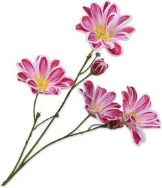 Silk-ka kunstbloem Margriet roze 65 cm