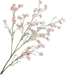 Silk-ka kunstbloem Japanse Sierkers roze / oranje 130 cm