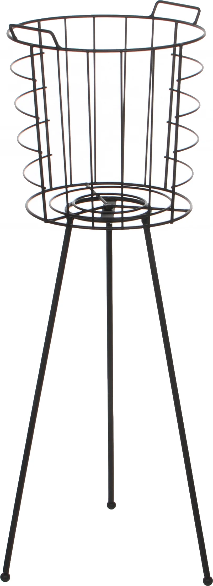 Mica Decorations plantenstandaard Midar zwart D 25 H 66 cm