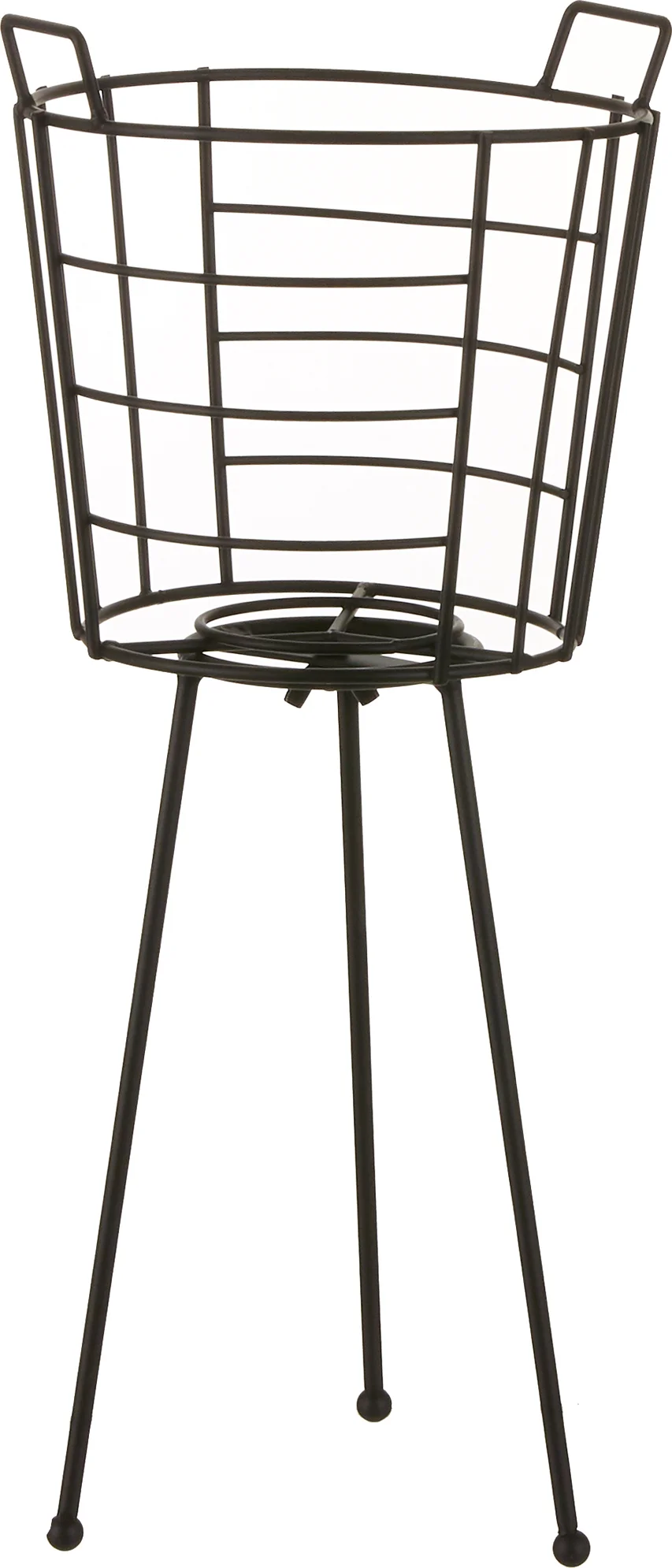 Mica Decorations plantenstandaard Midar zwart D 16 H 40 cm