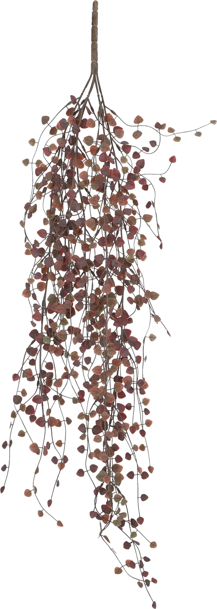 Mica Decorations kunsthangplant Peperomia bordeaux 4 x 15 x 80 cm