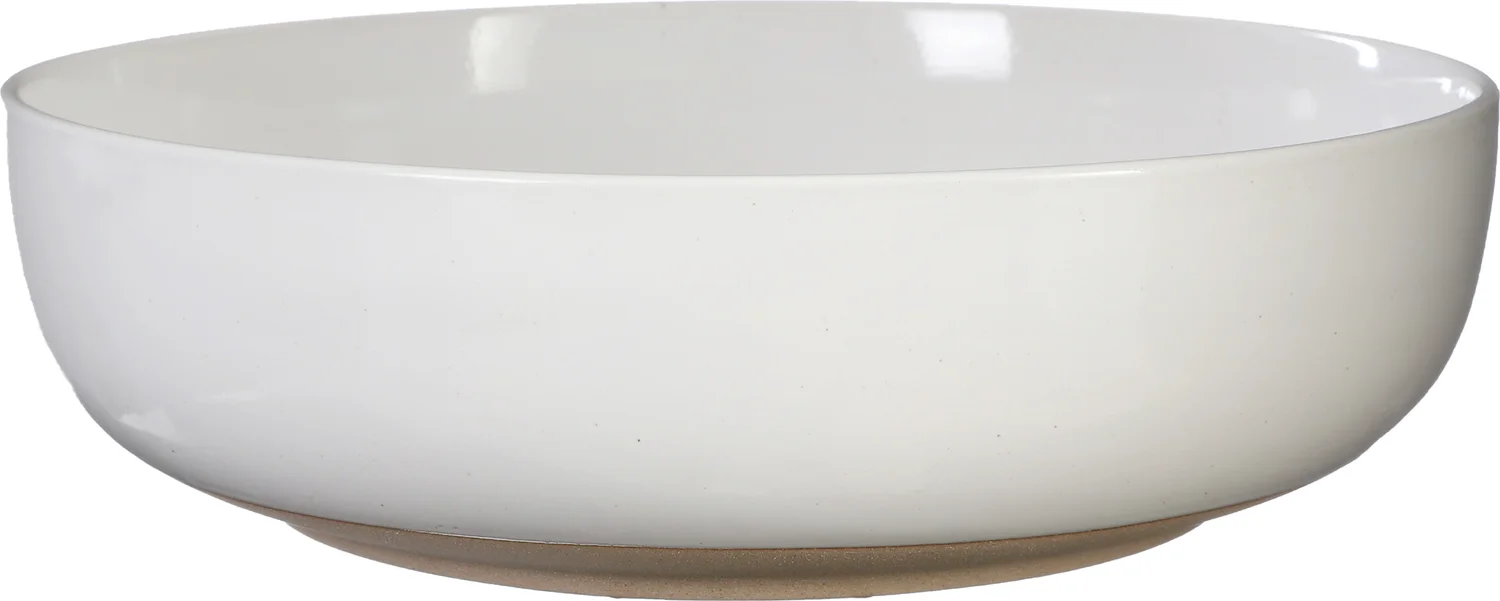 serveerschaal Mila crème D 27,5 H 8 cm