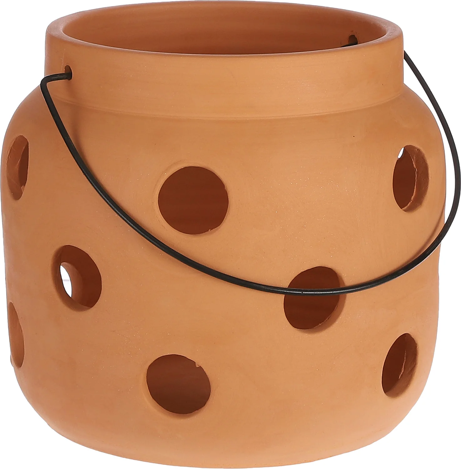 Mica Decorations lantaarn Arena terracotta D 26 H 24 cm