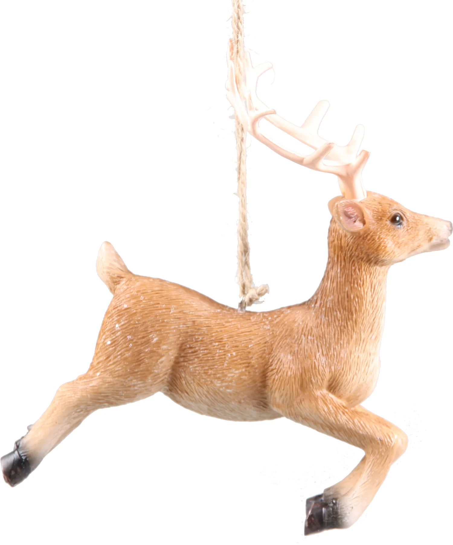 SID Collection kersthanger hert bruin 11 x 6 x 11 cm