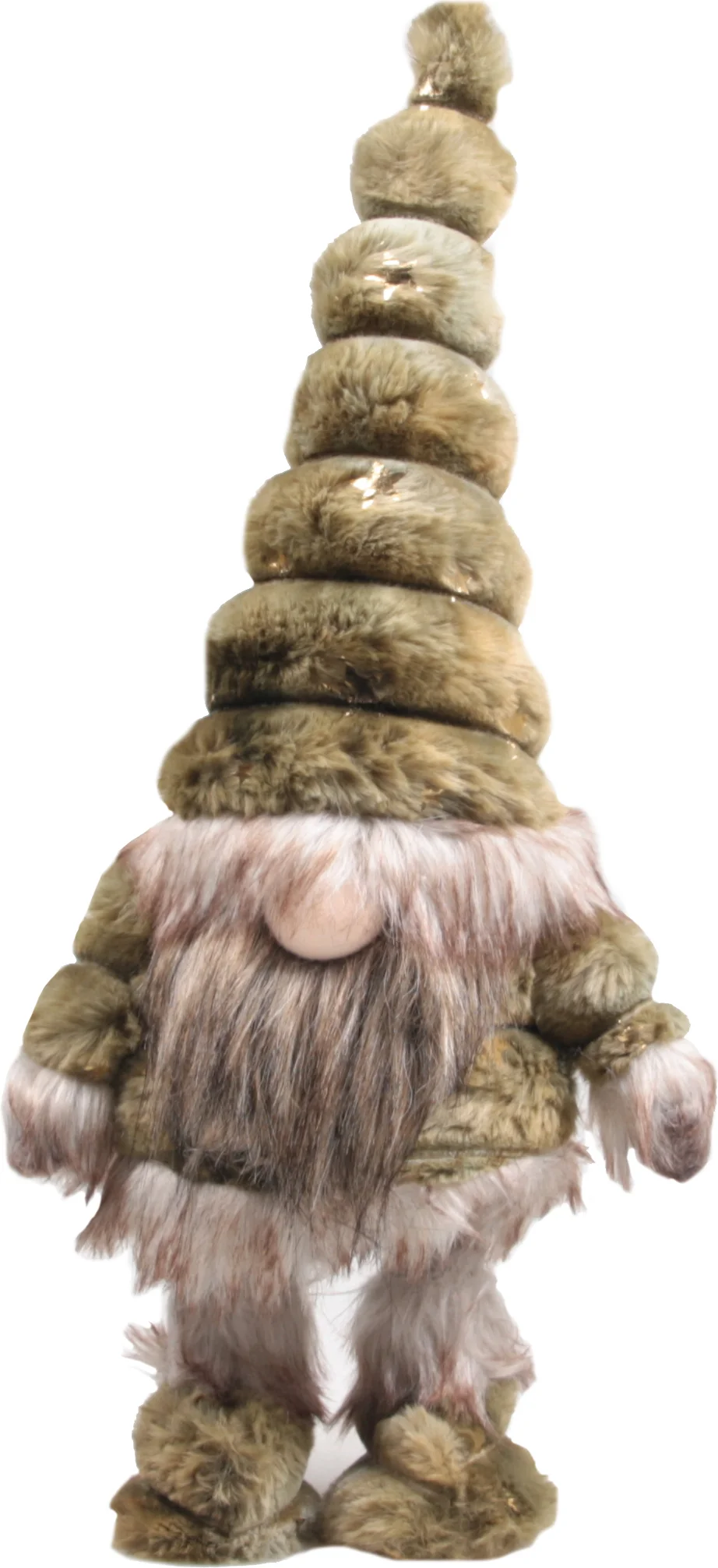 SID kerstfiguur gnoom Toby staand bruin 19 x 14 x 41 cm