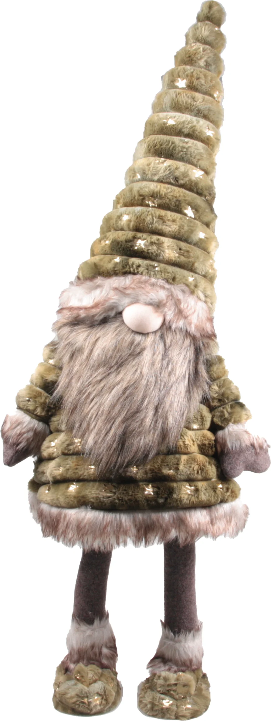 Sid kerstfiguur gnoom groen 33 x 24 x 94 cm