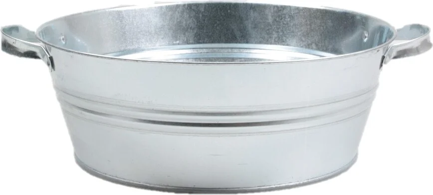 Zinc Collection plantenteil Chris zink 40 x 40 x 14 cm