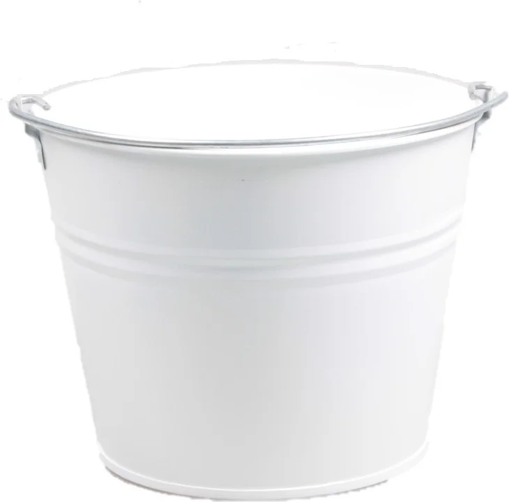 Zinc Collection plantenemmer Elena wit 23 x 23 x 18 cm