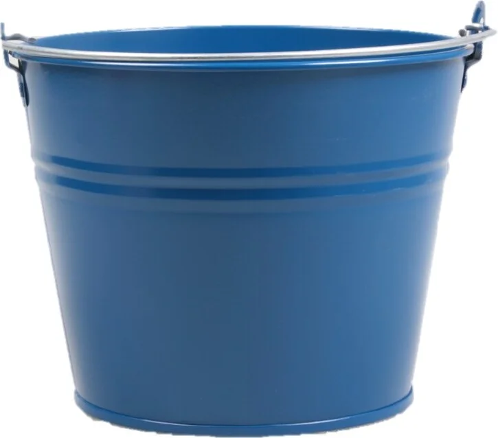Zinc Collection plantenemmer Elena blauw 23 x 23 x 18 cm