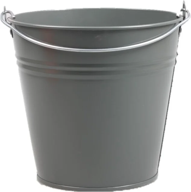Zinc Collection plantenemmer Janne grijs 24,5 x 24,5 x 23 cm