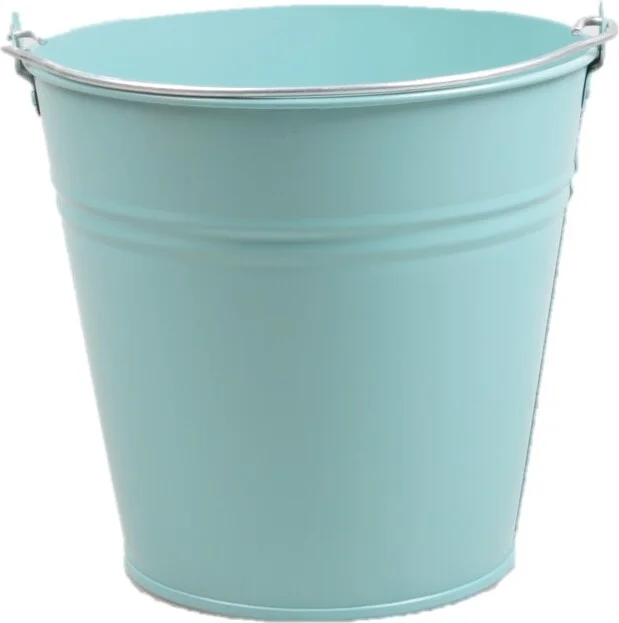 Zinc Collection plantenemmer Janne lichtblauw 24,5 x 24,5 x 23 cm