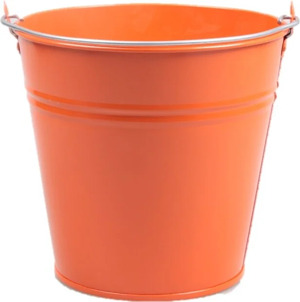 Zinc Collection plantenemmer Janne oranje 24,5 x 24,5 x 23 cm