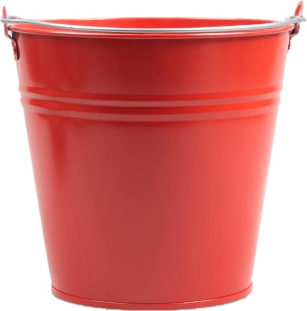 Zinc Collection plantenemmer Janne rood 24,5 x 24,5 x 23 cm