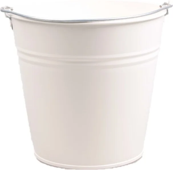 Zinc Collection plantenemmer Janne crème 24,5 x 24,5 x 23 cm