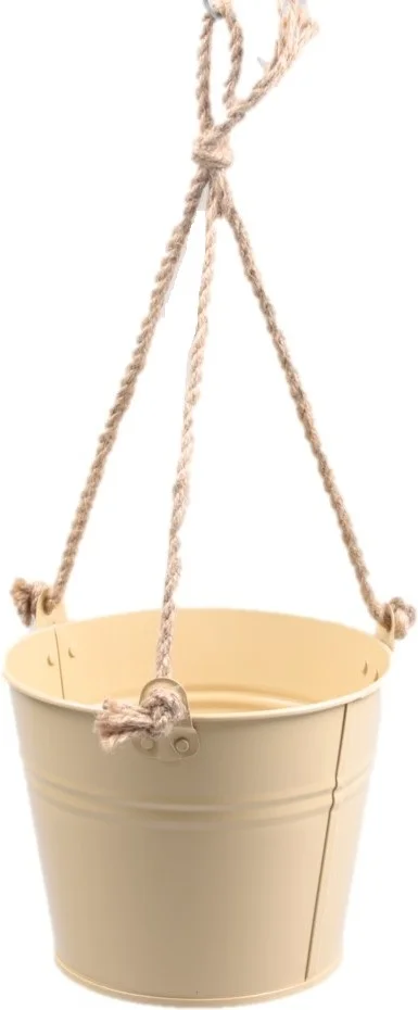 Zinc Collection hangpot Sanvi beige 23 x 23 x 18 cm