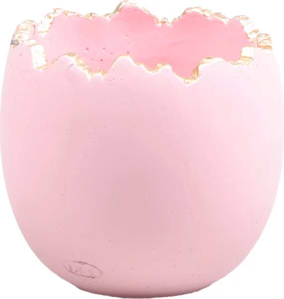 SID decoratie bakje Eric ei roze D 9,3 H 8 cm