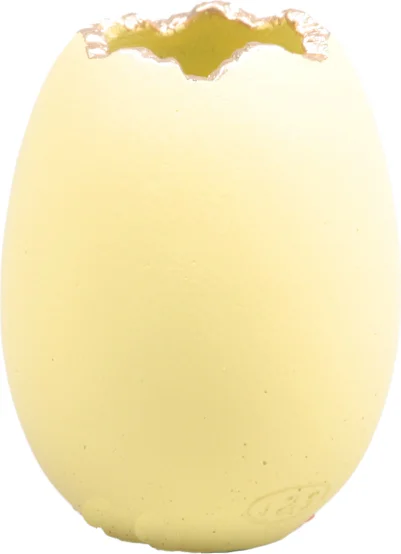 SID vaas Ernie ei geel D 7,5 H 10 cm