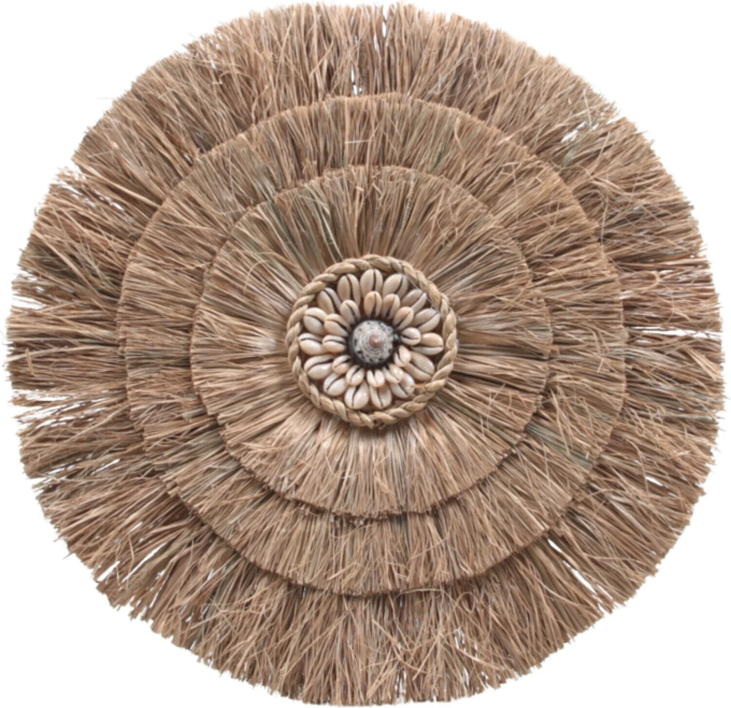 SID tuin wanddecoratie schelpen naturel D 30 H 2 cm