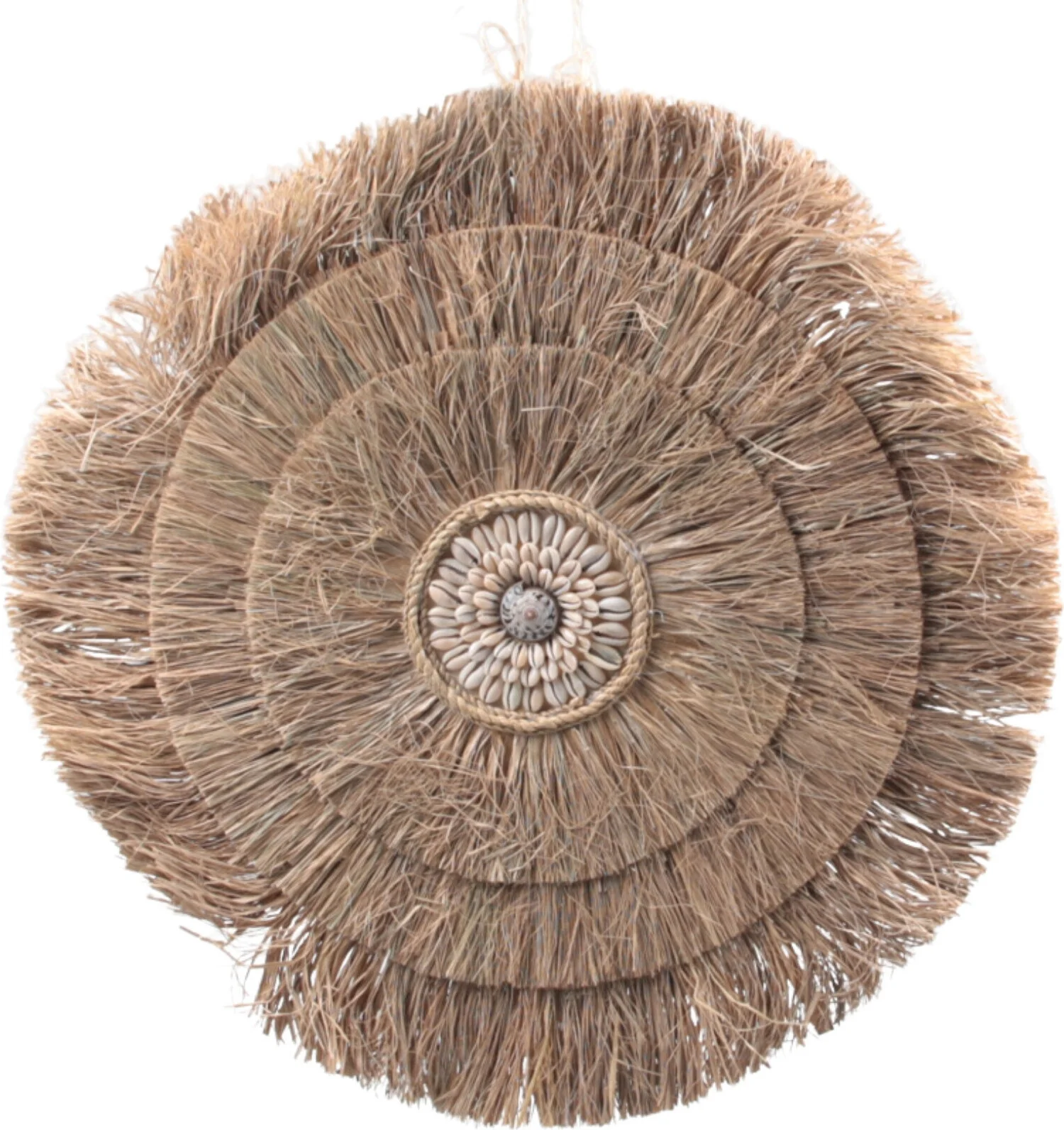 SID tuin wanddecoratie schelpen naturel D 45 H 2 cm