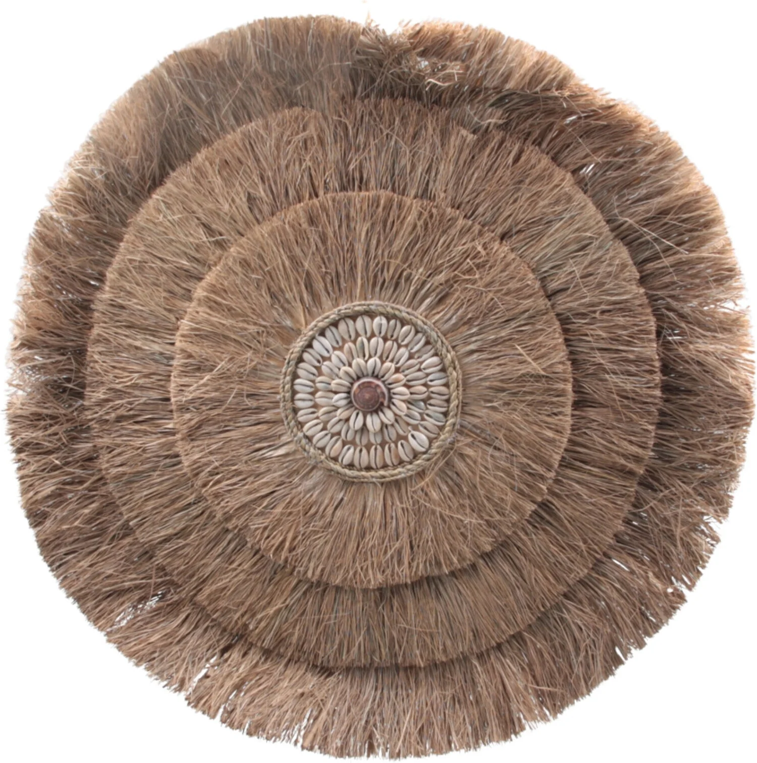 SID tuin wanddecoratie schelpen naturel D 60 H 2 cm