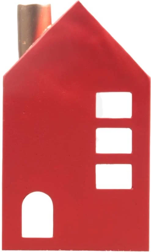 SID Collection waxinelichthouder Moos rood 16,3 x 10 x 28 cm